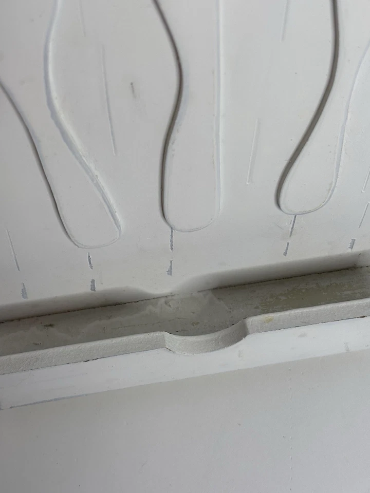 Soporte para libro de cocina con tenedor cuchillo cuchara rústico blanco se pliega para almacenamiento Foto 2 de 4