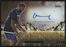 2023-24 Topps Midnight Rudy Gobert Daybreak Horizon Auto /5 #HS-RG