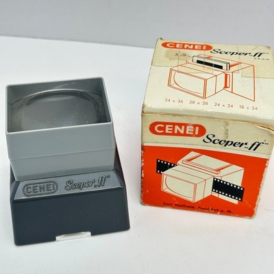 Vintage Cenei Scoper FF Slide Viewer Box Handheld Size West Germany UNTESTED