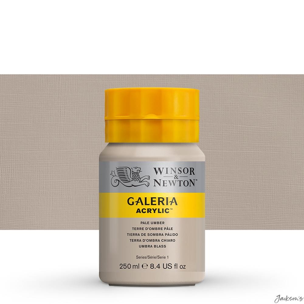 Winsor & Newton Galeria Acrylic Paint Tube 250ml Pale Umber For Art Painting