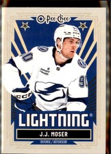 2025-26 O-Pee-Chee Retro J.J. Moser #290 Lightning