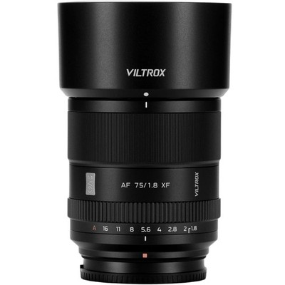 Viltrox AF 75mm F1.8 EVO APS-C Auto Focus Lens for Fujifilm Fuji X Mount Cameras