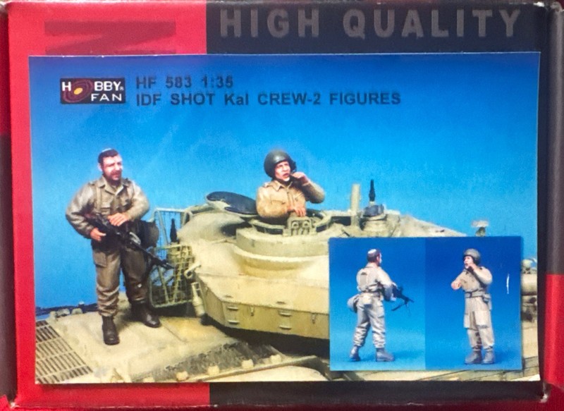 Hobby Fan 1/35 IDF Shot Kal Crew-2 Figures. Model: HF 583