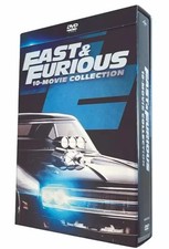 Fast and Furious 10-Movie Film 1-10 Collection DVD Box Set Region 1..