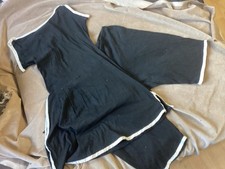 Seltener, antiker Damen Badeanzug um 1910 2-teilig Jersey