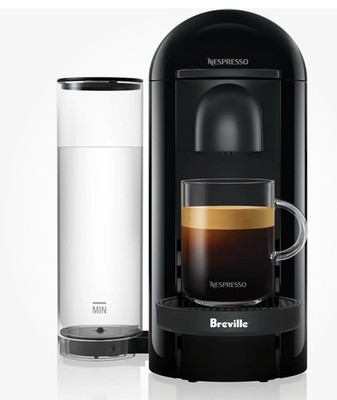 Breville NESPRESSO Vertuo Plus Deluxe BLACK Espresso Coffee Maker BNV420BLK