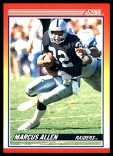 Marcus Allen 1990 Score #230 Los Angeles Raiders NFL READ FREE SHIP