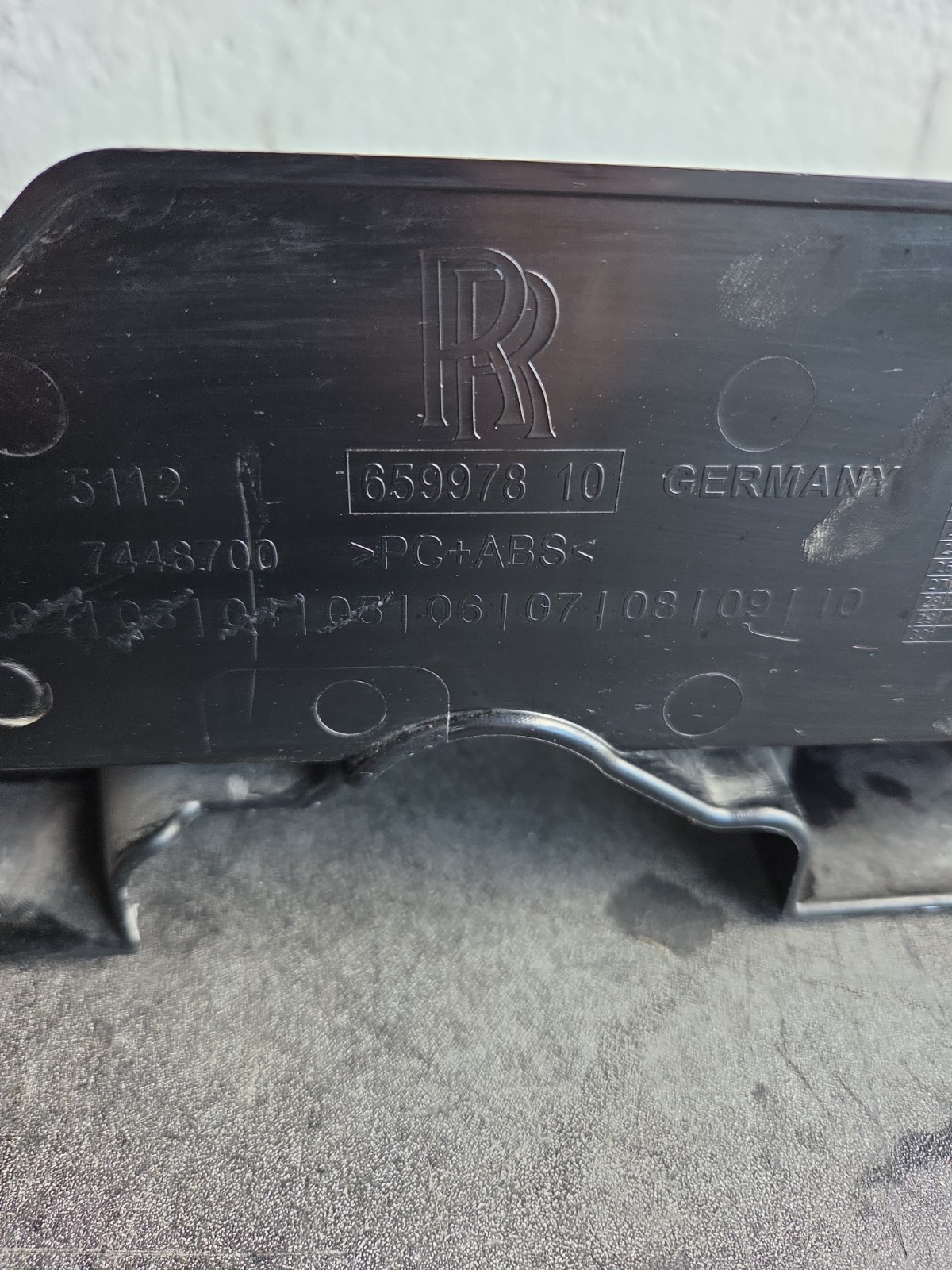 Rolls-Royce Cullinan 2025-2027 Rear Bumper bracket P/N 51127448700