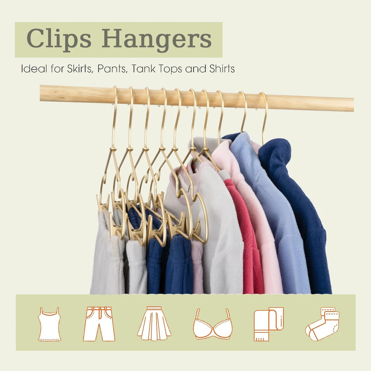 Suit Hanger with Clips, Best Suit Hangers