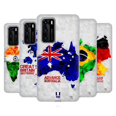 HEAD CASE DESIGNS GEOMETRIC MAPS SOFT GEL CASE FOR HUAWEI PHONES 4