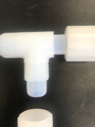 Parker Tee Connector Reducer, Redi-flare 3/4 3/4 3/4 FTCR-1212RF12 PFA fitting - Picture 2 of 5