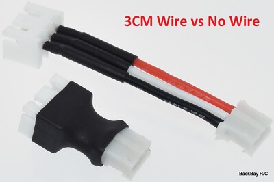 Adaptador De Carga Para Baterías E-Flite UMX: Convierte PH3 A JST-XH 2S