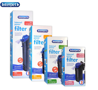 Interpet PF4 Filtereinsätze, 5 Stück | Superfeine Filterpads Für Aquarium-Filter