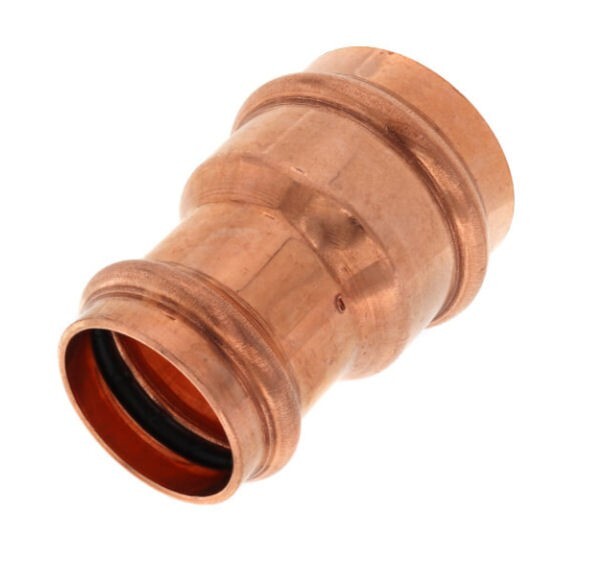 JW Press Copper Reducer Coupling Fitting 2" x 1.5" PxP - Press Connection #50118