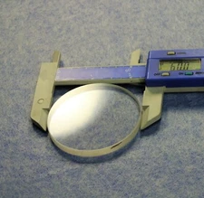 Optical Window: 60mm Dia. x 5.7mm thick (1/8 λ , laser optics, overstock surplus