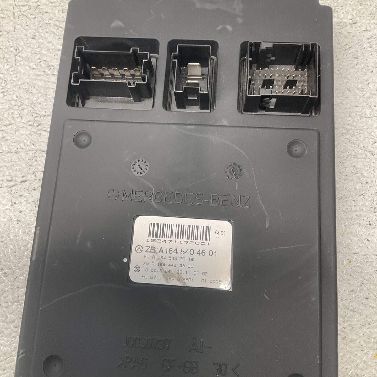 06-13 Mercedes W164 ML320 R350 GL450 Front SAM Control Module  