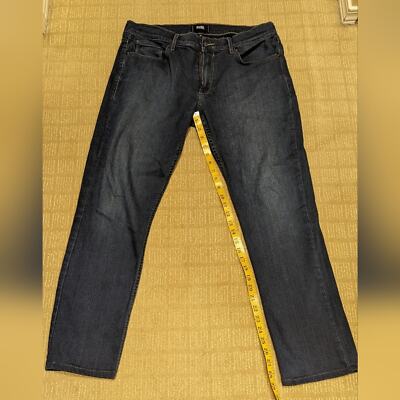 PAIGE DENIM Mens Size 34, 29  Federal Straight Jeans Saunders Wash Stretch