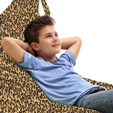 Leopard Spielzeugtasche Sitzsack Kontinuierlicher Tiermuster