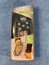 XGEAR Adventure Series Ice Grippers Size W-13.5-15.5, M-12-14 SlipOn Shoe Spikes