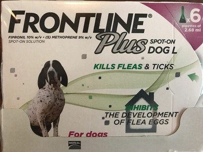 frontline plus large dog 6 pack
