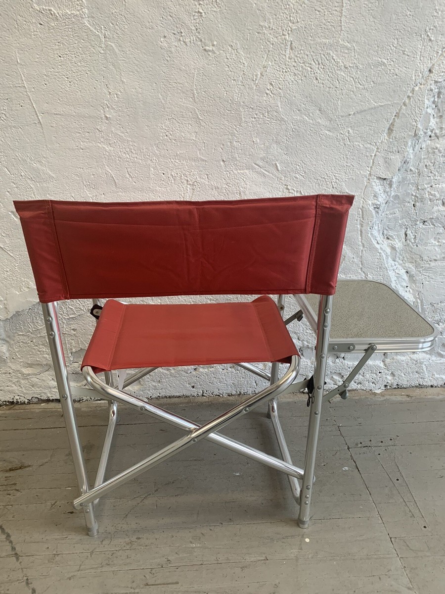 RARE Vintage Budweiser Folding Seat Camp Aluminum Chair By Picnic