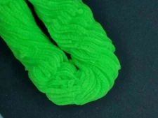 FL. CHARTREUSE NYLON CHENILLE 5 YARDS - Fly & Jig Tying Material You Pick Size