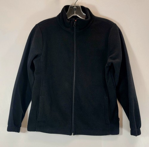 NWT Dickies Youth Boys Black FLEECE JACKET Full Zipper - Size Large Medium