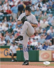 New York Yankees Mike Mussina Autographed Signed 8x10 Photo JSA COA #2