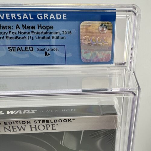 Star Wars (2015) SteelBook Blu-ray New Sealed Graded CGC 9.4 A+ - Imagen 8 de 12