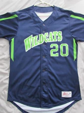 Ripon WILDCATS Athletics Men’s Badger #20 Baseball Jersey Sz. LARGE L