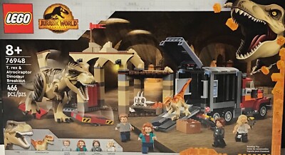 LEGO Jurassic World: T. rex & Atrociraptor Dinosaur Breakout (76948)