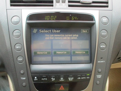 LEXUS GS300 UNIDAD DE VISUALIZACIÓN DE INFORMACIÓN 2006, NAVEGACIÓN, USADO, 8611130390 - Imagen 19 de 23