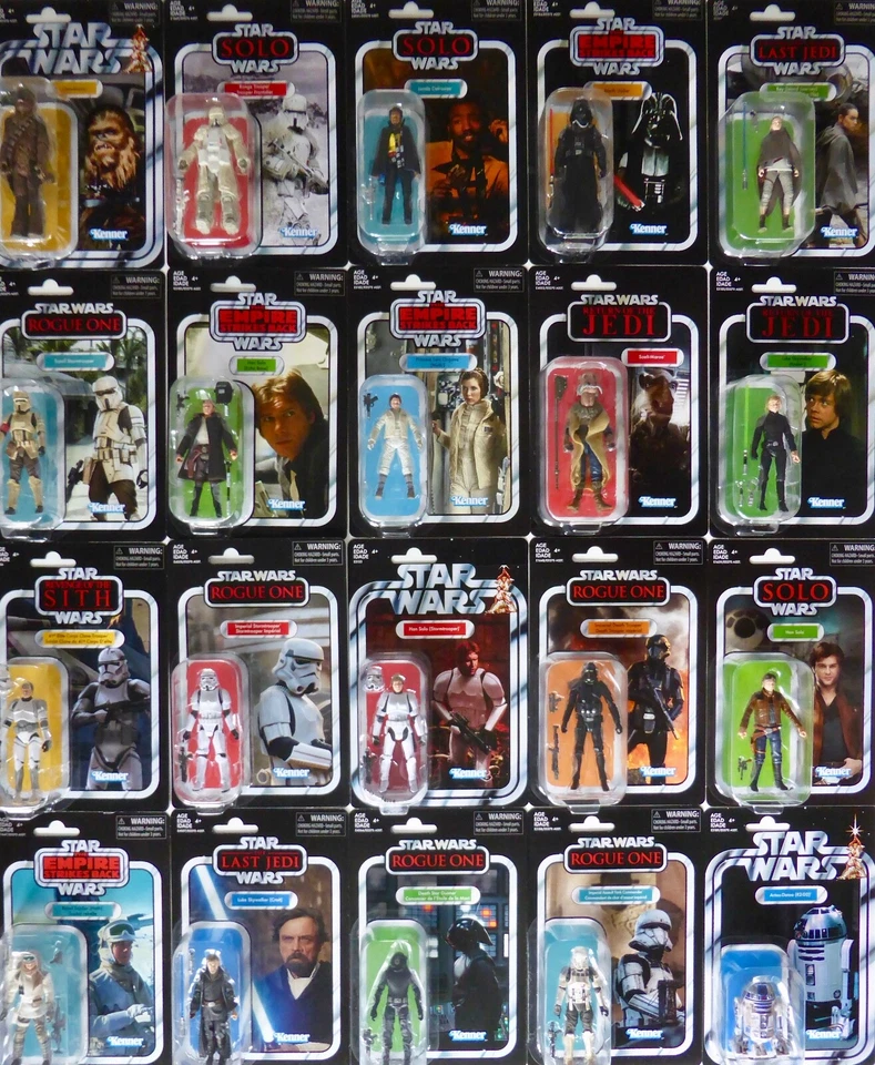 STAR WARS NEW NON MINT PACKAGING 3.75" BLACK SERIES VINTAGE COLLECTION TVC MOC - Image 1 of 1