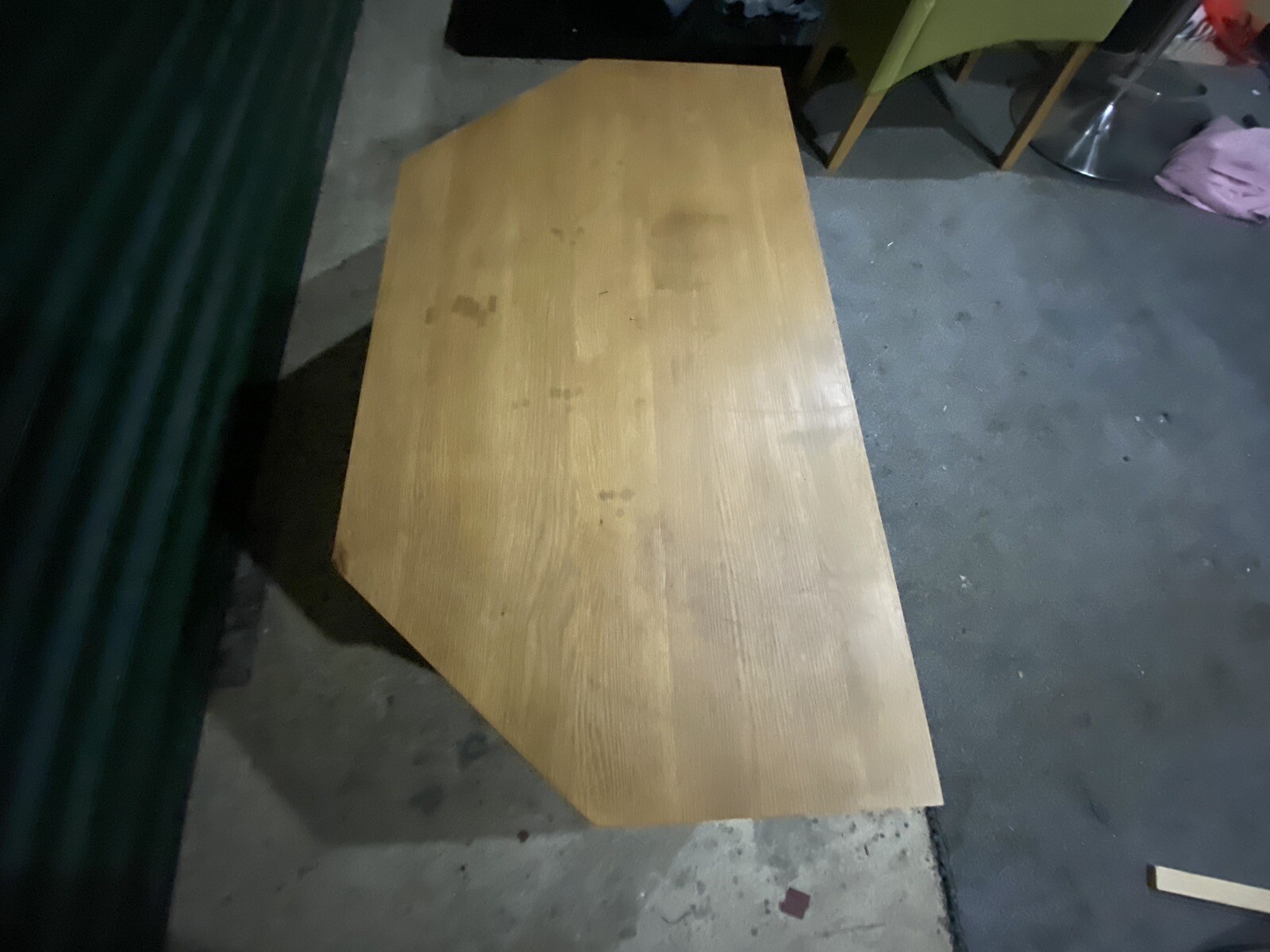 Used Solid Oak Corner Tv Stand eBay