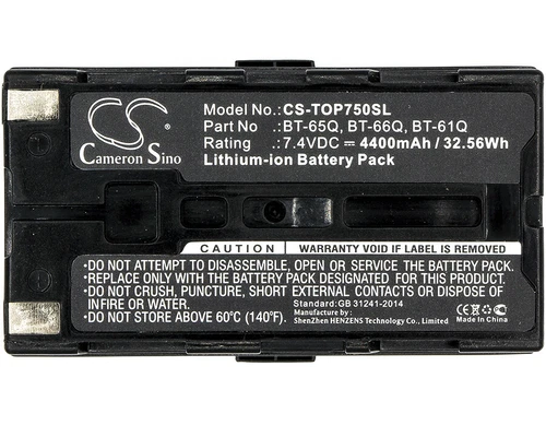 Battery for Topcon Field Controller FC100, FC2000 ,FC-200 GPT-7501, GTS-751 - Picture 3 of 3