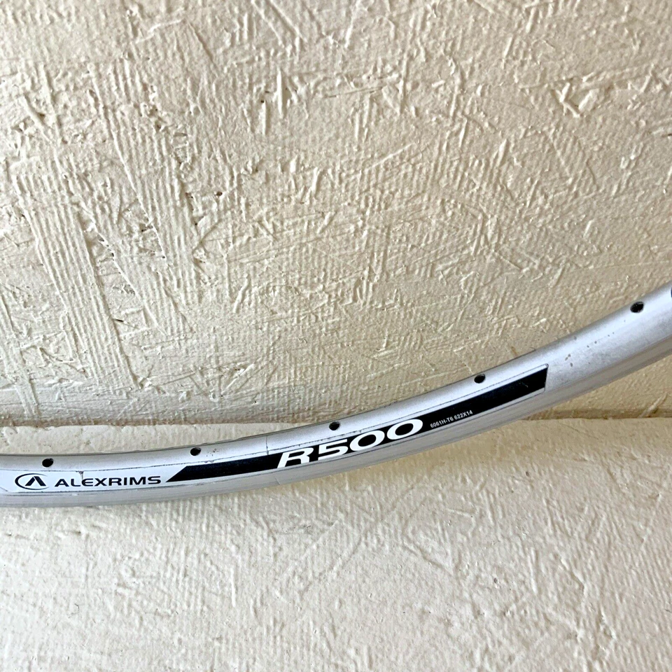 JUEGO LLANTAS ALEXRIMS (2) 700C 32 ORIFICIOS 19 MM ANCHO CUBIERTA PRESTA PLATA SATINADA Foto 3 de 4