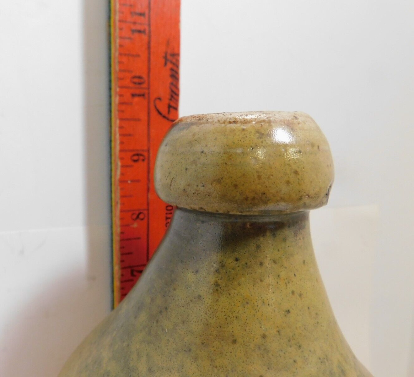 F. McKinney's Mead, PA Quart Salt Glaze Stoneware Bottle 9.5" eBay