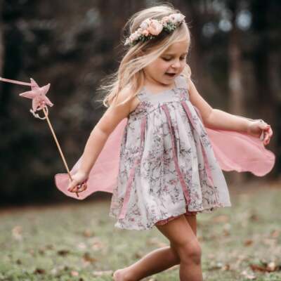Wildling Well Dressed Wolf Whimsical Woodland Fairy in Chiffon dress Size  10 yrs | eBay