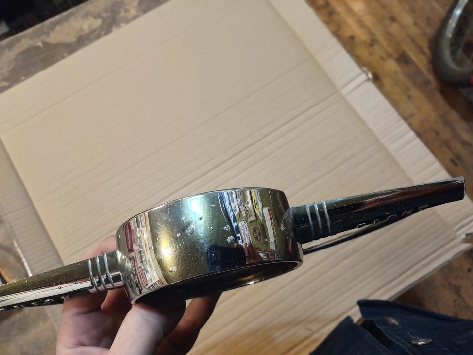 48 49 Buick Roadmaster Super cromo banjo volante centro bocina anillo moldura Foto 2 de 4