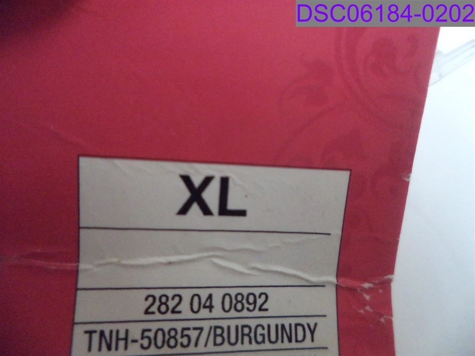 Calça Feminina XL Xhilaration Cintura Média Amarrar Frente Cetim Perna Larga Borgonha TNH-50857 - Imagem 3 de 4