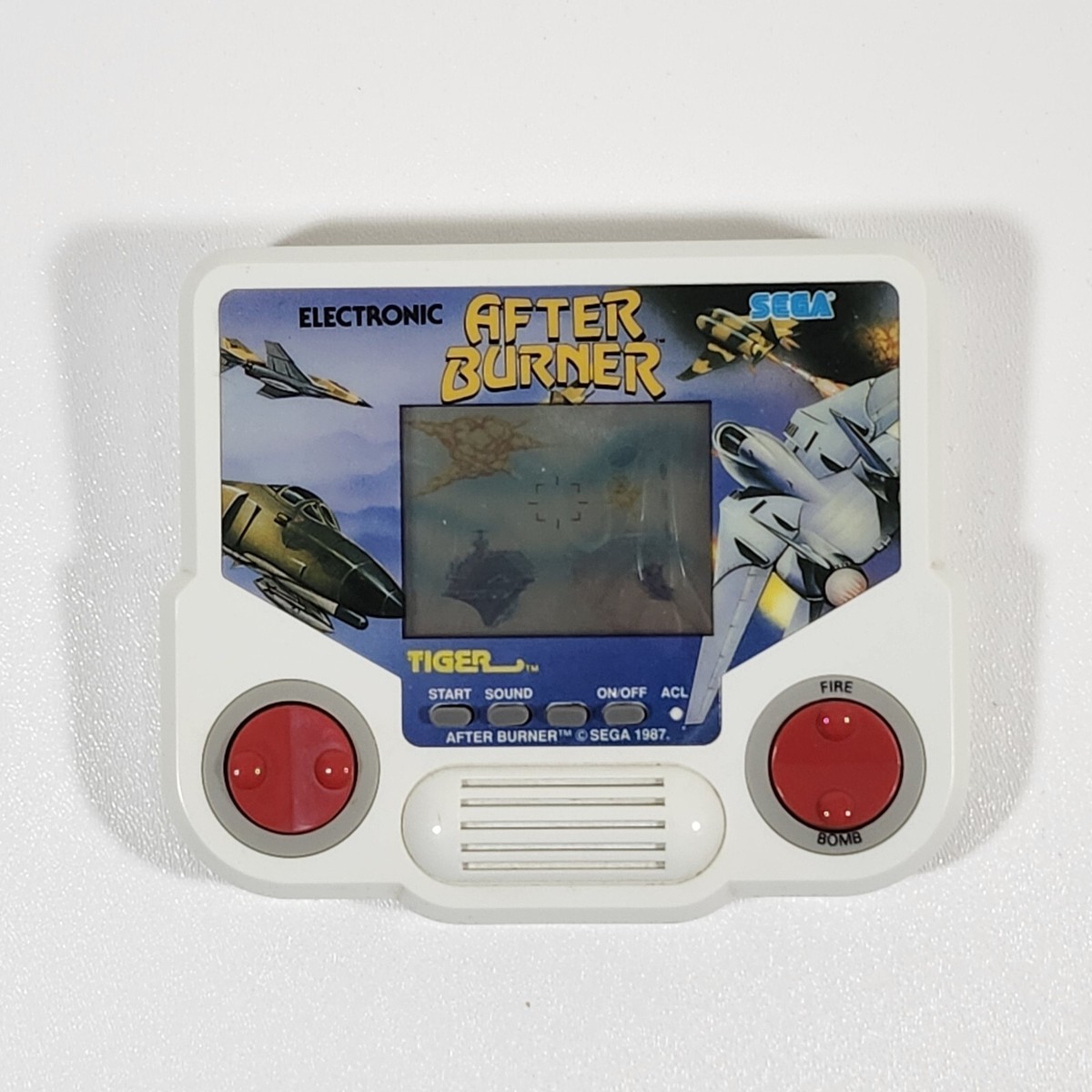 Tiger After Burner Handheld Electronic Game Vintage 1988 LCD Tiger After Burner Handheld Electronic Game Vintage 1988 LCD