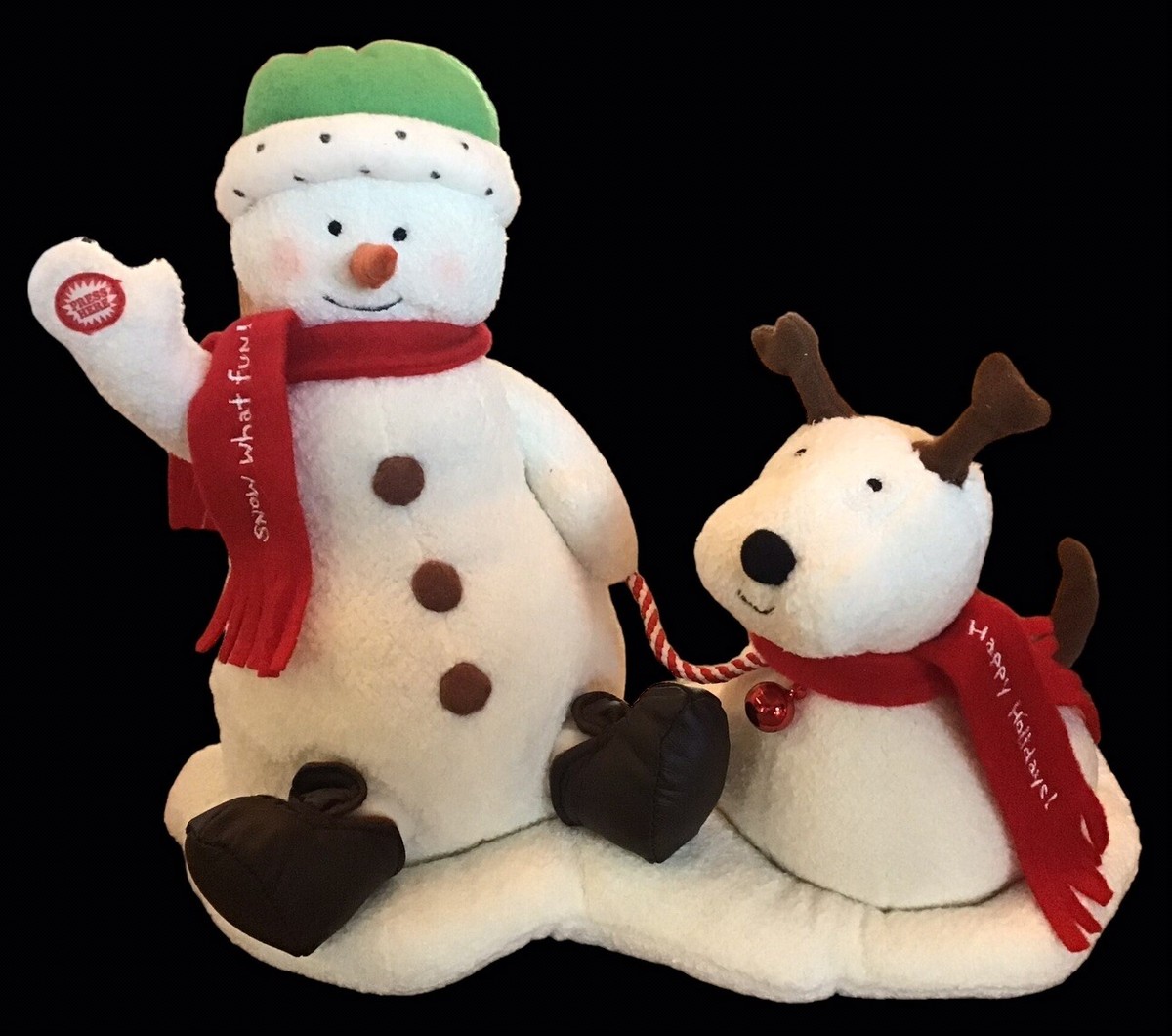 Hallmark Animated JINGLE PALS Singing Dancing Snowman and Dog