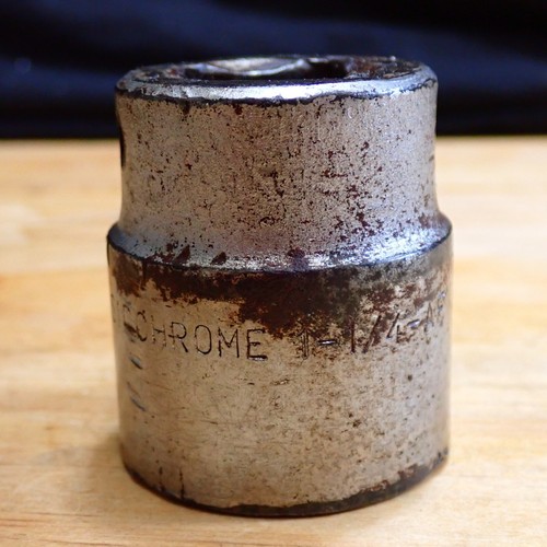 Vintage Sidchrome 1 1/4 Inch 3/4 Drive Socket - Picture 2 of 10
