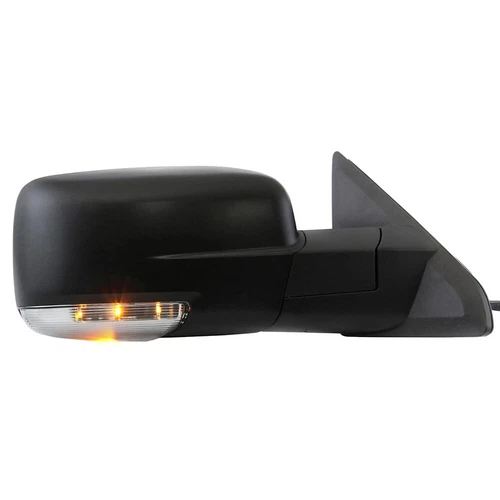 Black Power Mirror For 2013-2018 Ram 1500 Right Power Folding Heated Textured