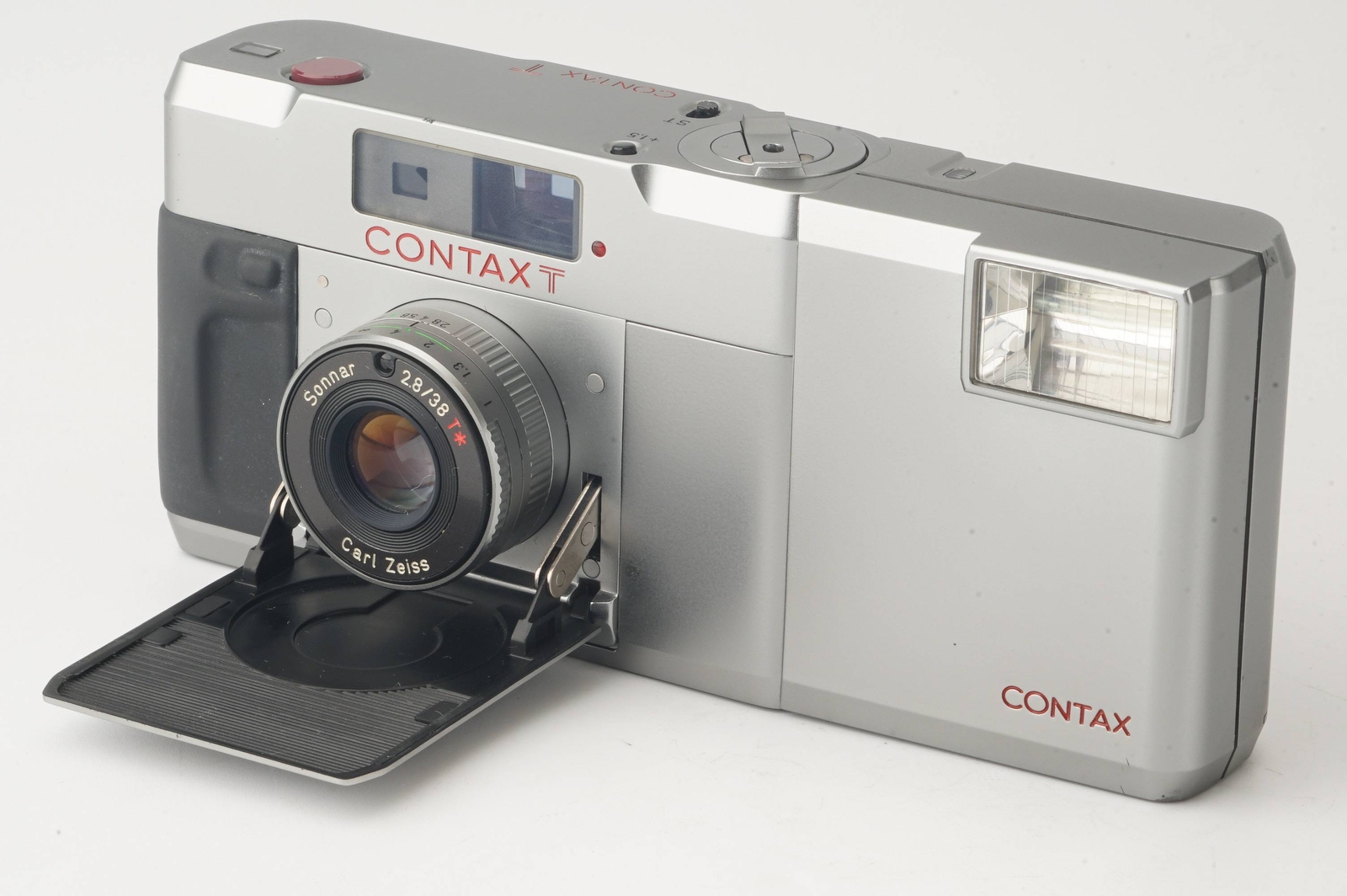 コンタックス CONTAX T 初代 ブラック フラッシュ付き 動作OK カメラ CONTAX T (初代)は隠れた銘”レンジファインダー”コンパクト