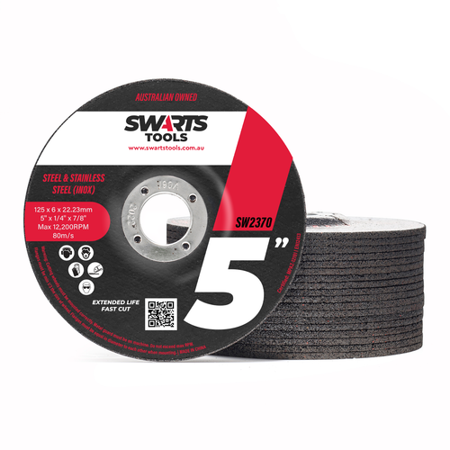 5" 125mm Swarts Tools Angle Grinder Wheel - Grinding Disc for Stainless Steel - Picture 36 of 48