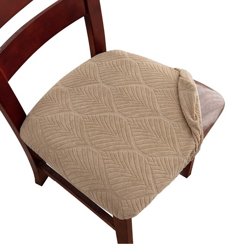 2/4 piezas Fundas de silla Jacquard elásticas Cubierta de asiento de comedor Funda protectora - Imagen 21 de 30