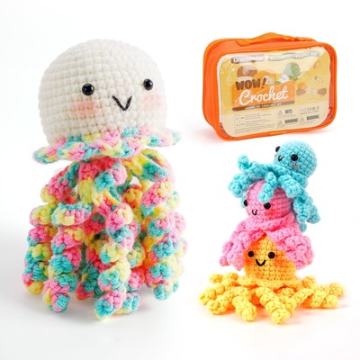 Crochet Kit for Beginners Crochet Start Kit Includes Easy to Follow Instructi...