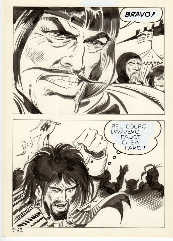 LEONE FROLLO - ORIGINAL LUCIFER TABLE Comic Art