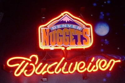 20''x16'' Denver Nuggets Board Neon Sign Light Lamp Visual Bar Decor Beer Gift LY